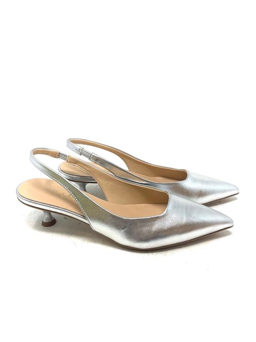 Slingbacks aus Leder IL LACCIO | 894R002CHARMARGENTO